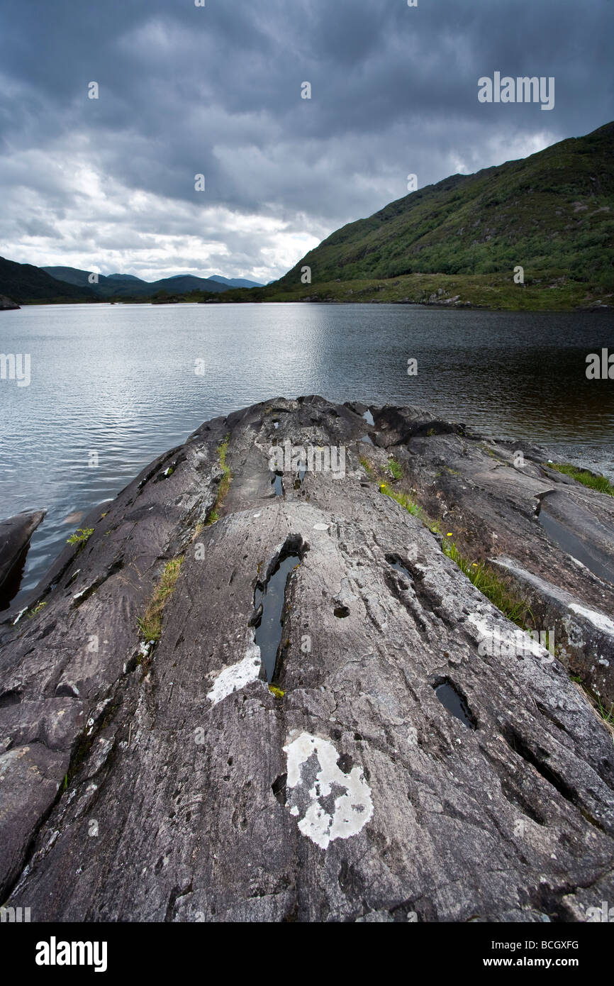 Le Lac Supérieur du parc national des lacs de Killarney Killarney Comté de Kerry au sud-ouest de l'Irlande Banque D'Images