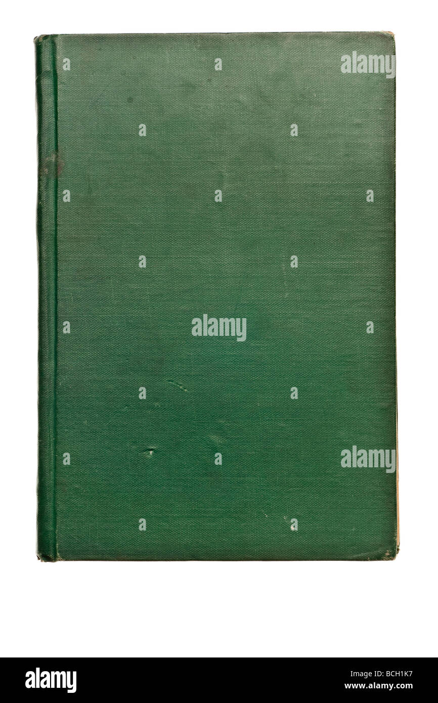 Livre Ancien de la 1800 s isolé sur fond blanc Banque D'Images