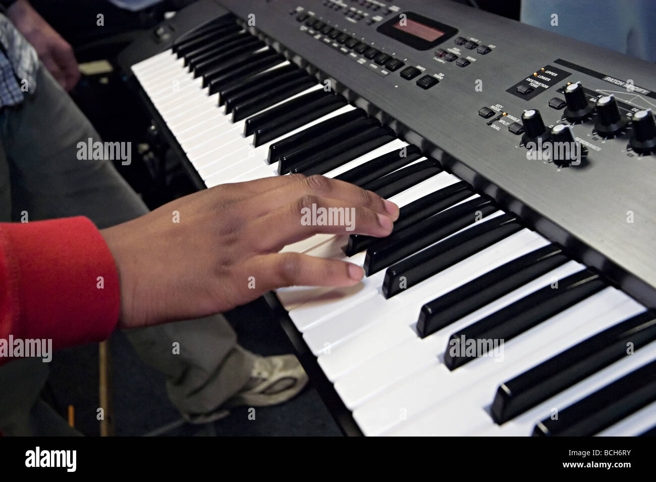 Un clavier de production de musique qui sont utilisés lorsqu'il est  connecté à un ordinateur et utilisée pour faire de la musique électronique  il peut être cubase Photo Stock - Alamy