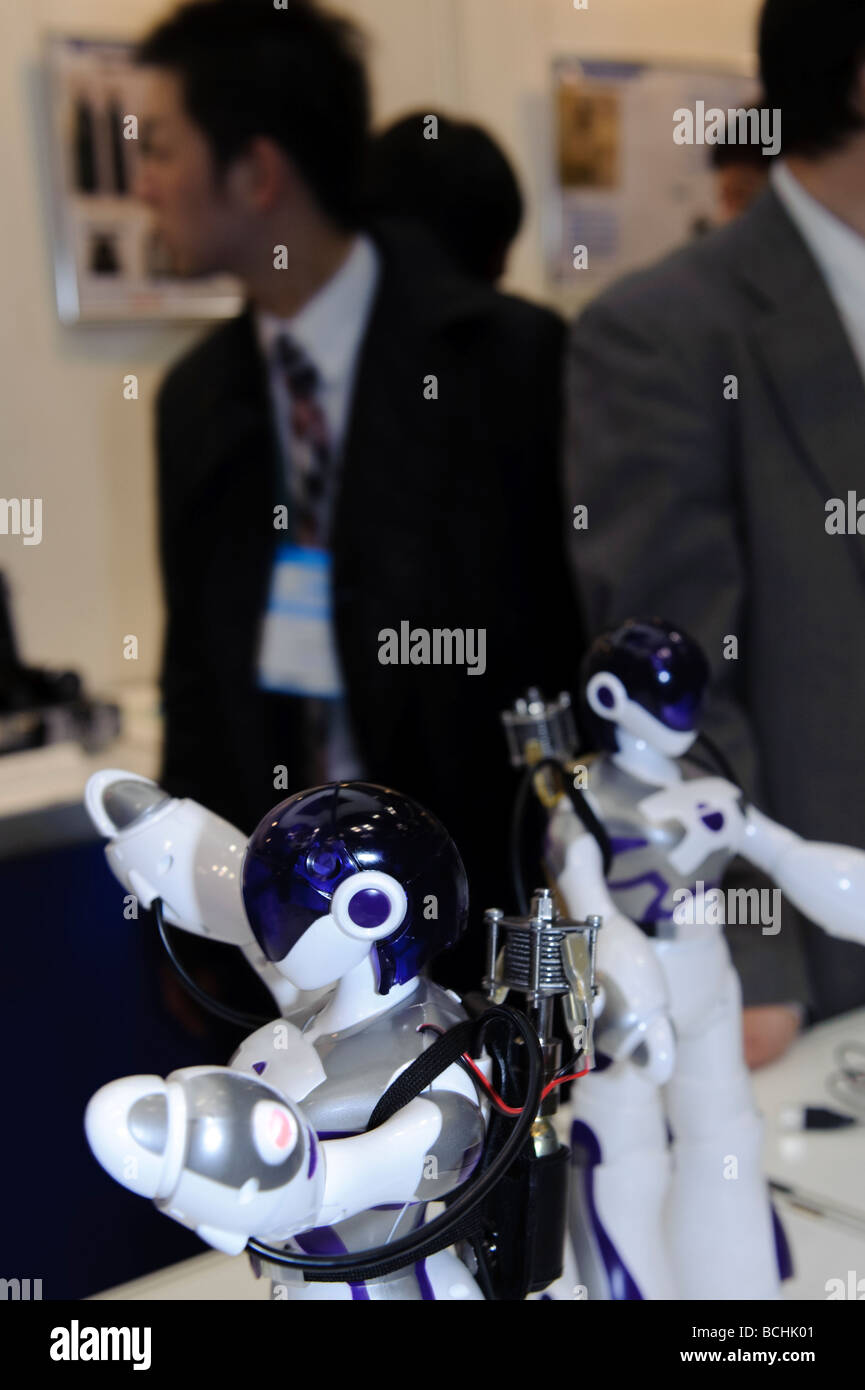 Des robots à pile à combustible, pile à combustible, l'Expo Tokyo Big Site, Tokyo, Japon, 27 février 2009. Banque D'Images