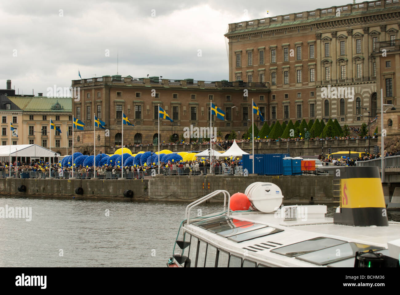 Château Royal de Stockholm Banque D'Images