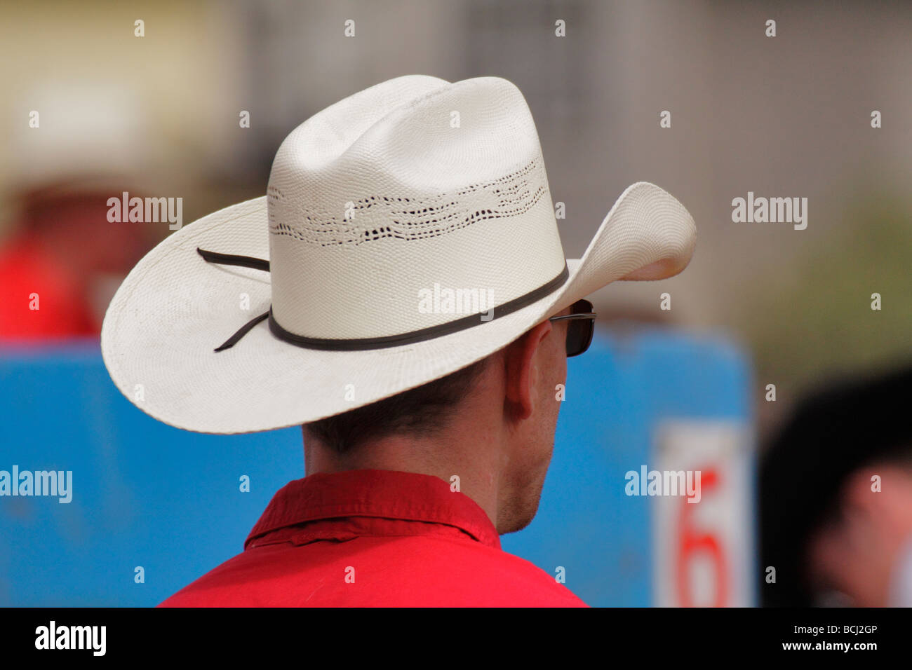 Regarder Cowboy 2009 Luxton Pro rodéos Metchosin British Columbia Canada Banque D'Images