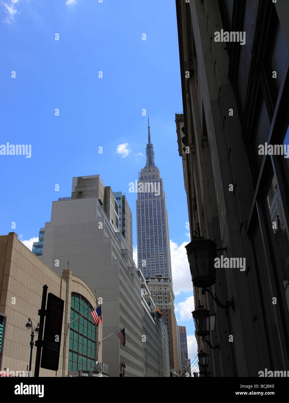 L'Empire State Building, New York City USA Banque D'Images