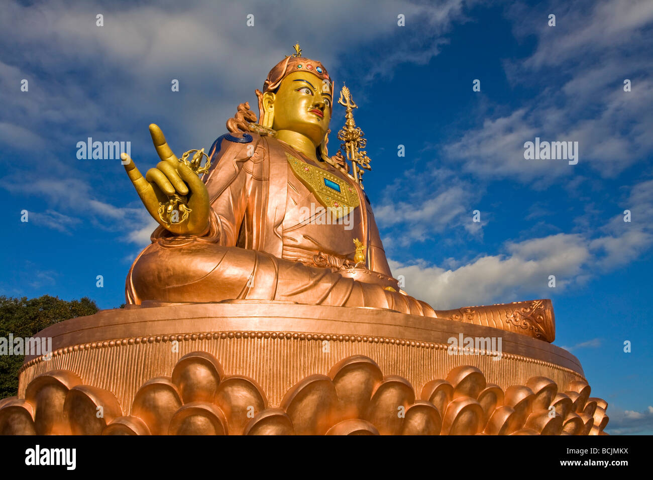 L'Inde, le Sikkim, Namchi s, Samdruptse, Padmasambhava Statue Banque D'Images
