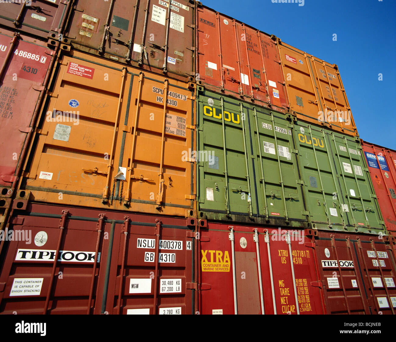 Expédier des conteneurs Banque D'Images