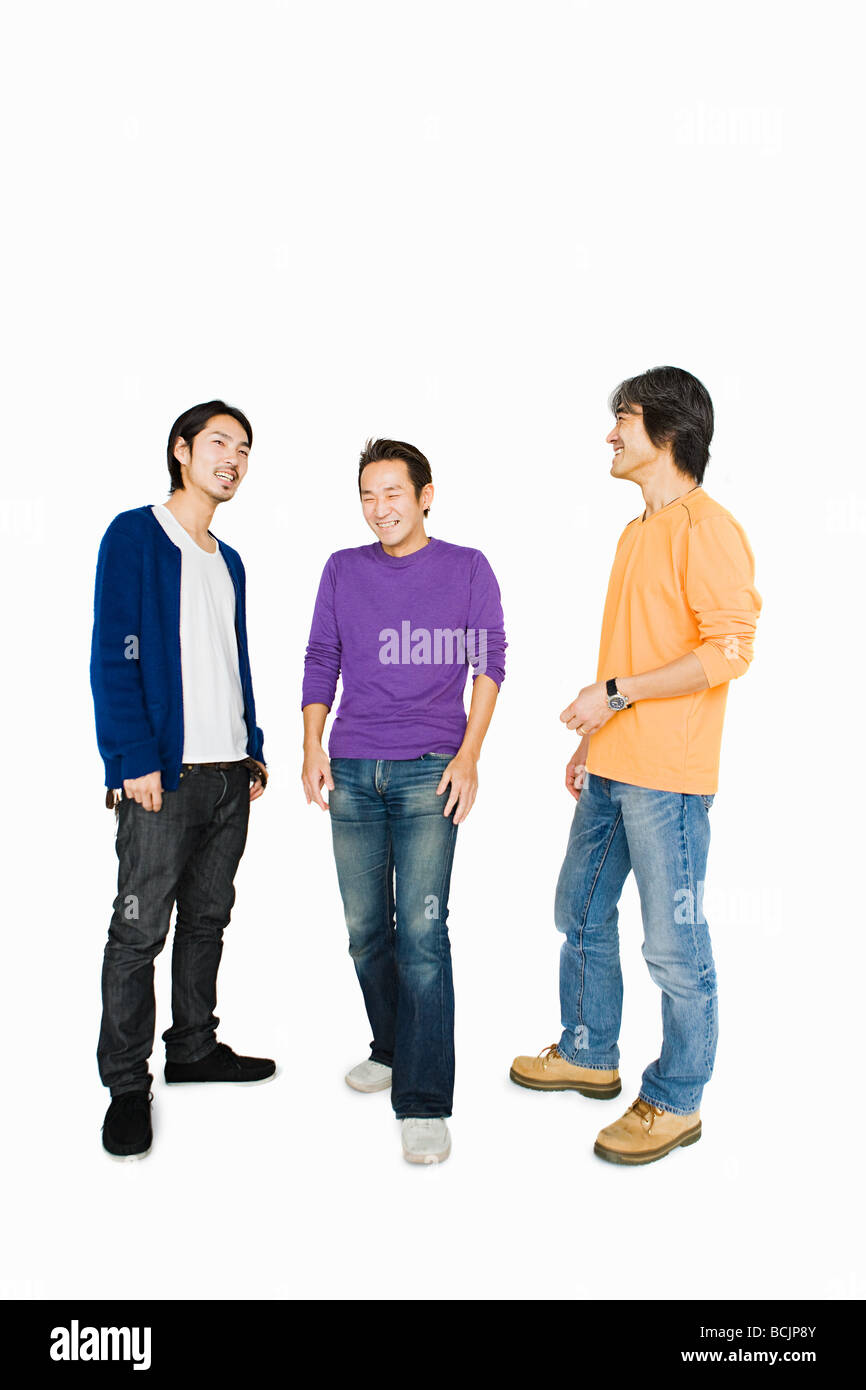Trois hommes Banque D'Images