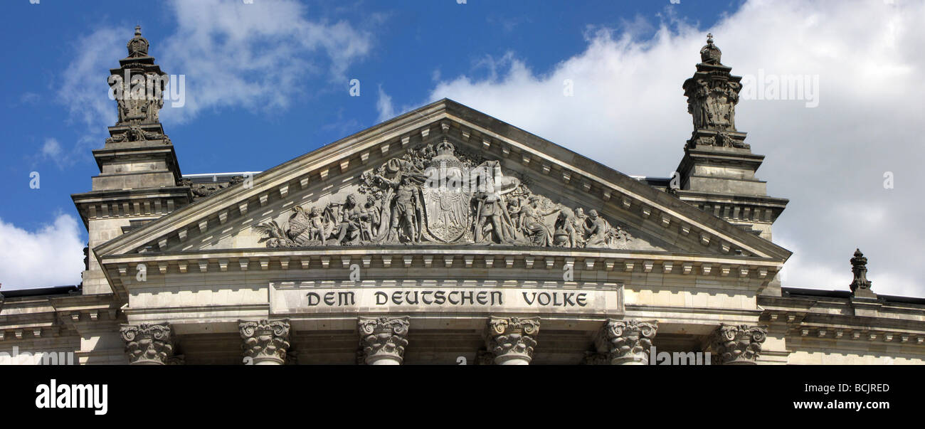 Allemagne Berlin parlement Bundestag allemand le 09 mai les gens Banque D'Images