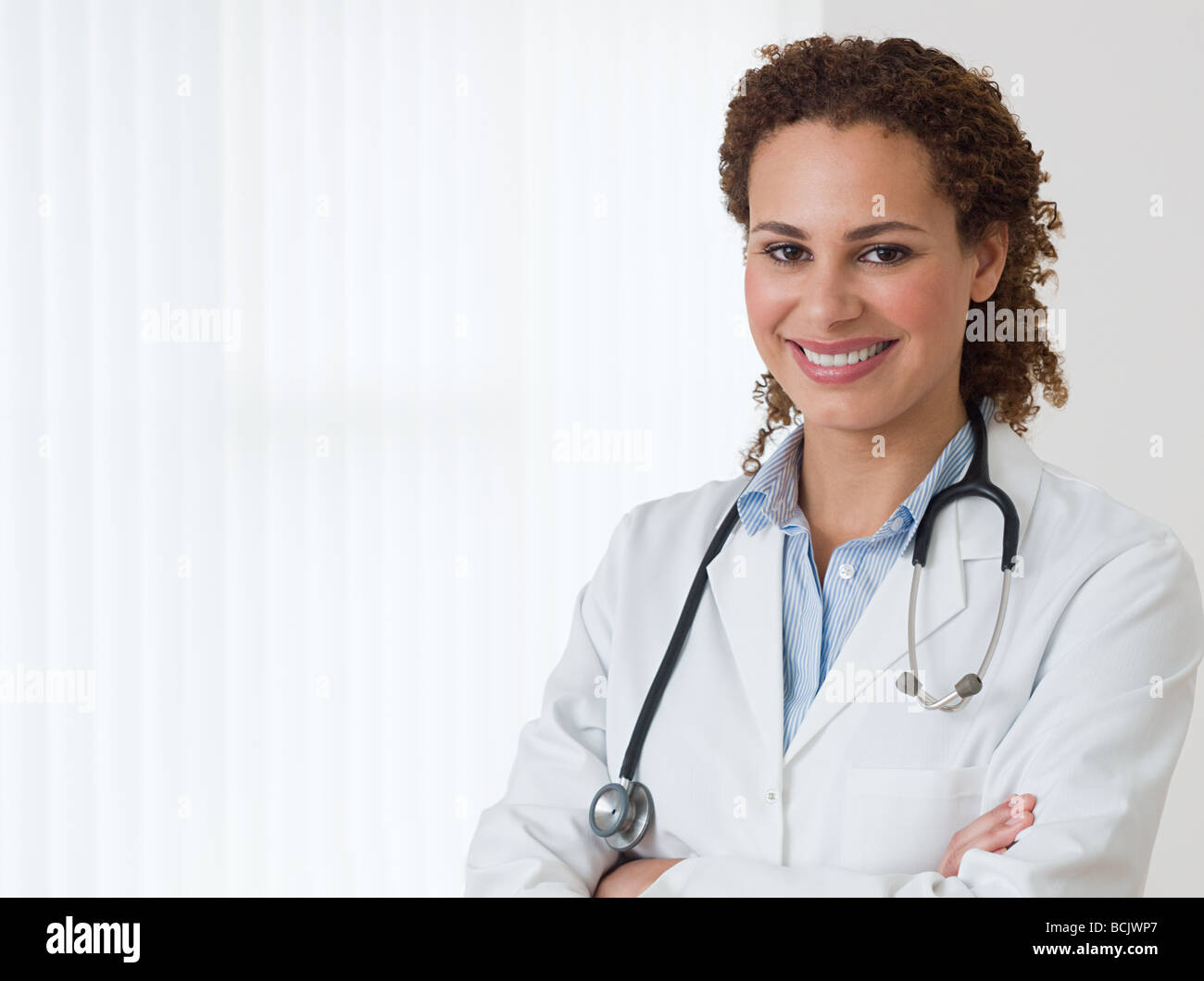Portrait d'une femme médecin Banque D'Images