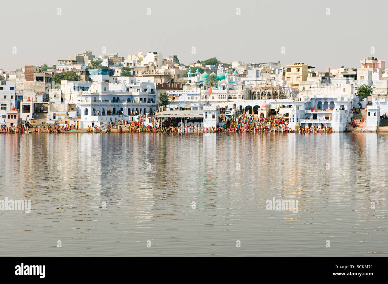 Lac de Pushkar Banque D'Images