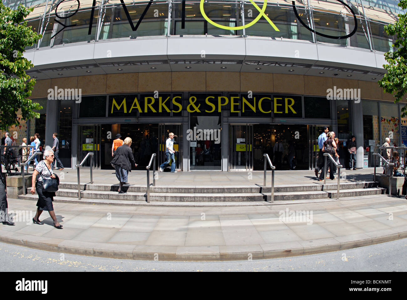 Marks and Spencer Manchester Banque D'Images