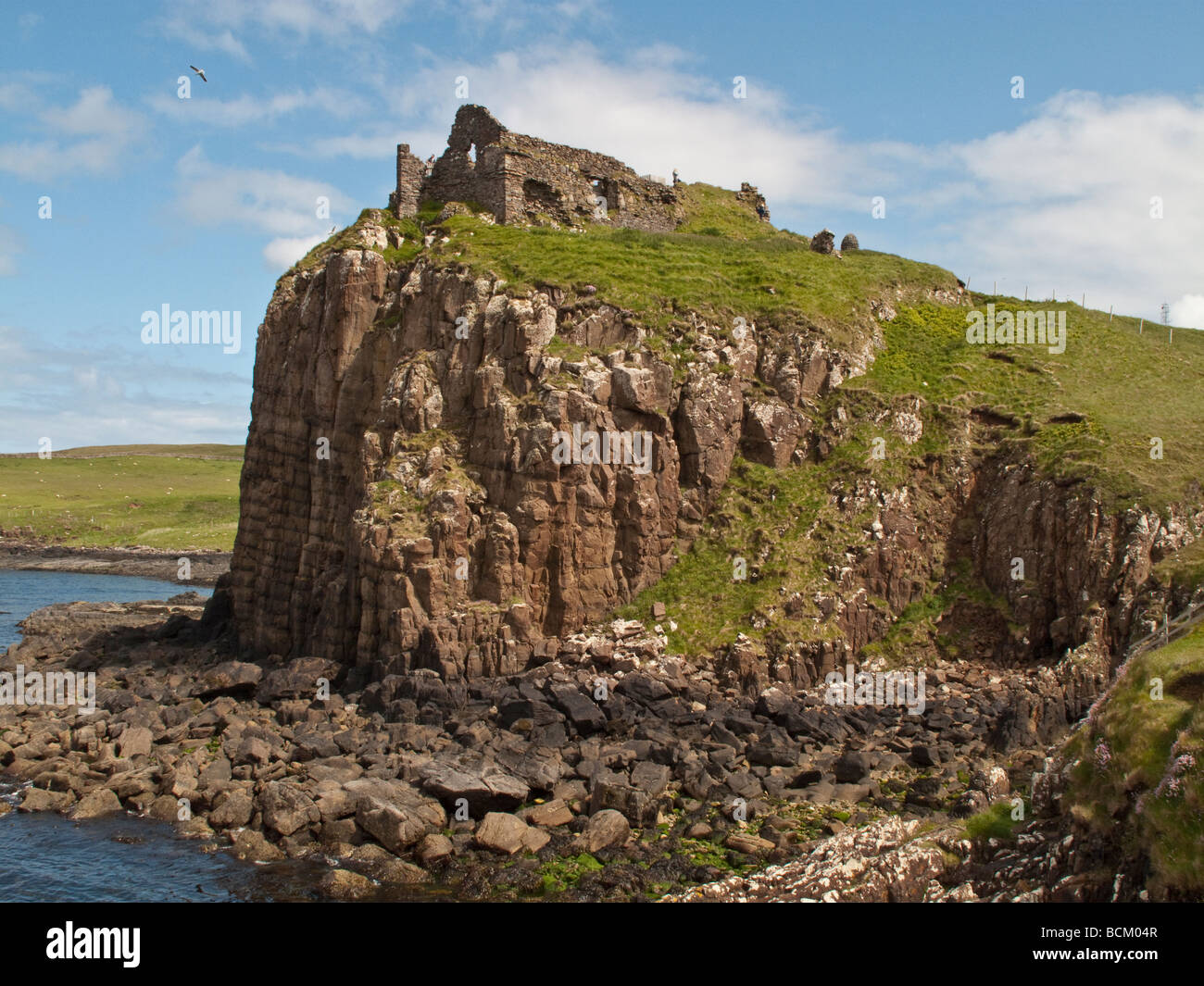 Duntulm Castle Skye Scotland UK Banque D'Images