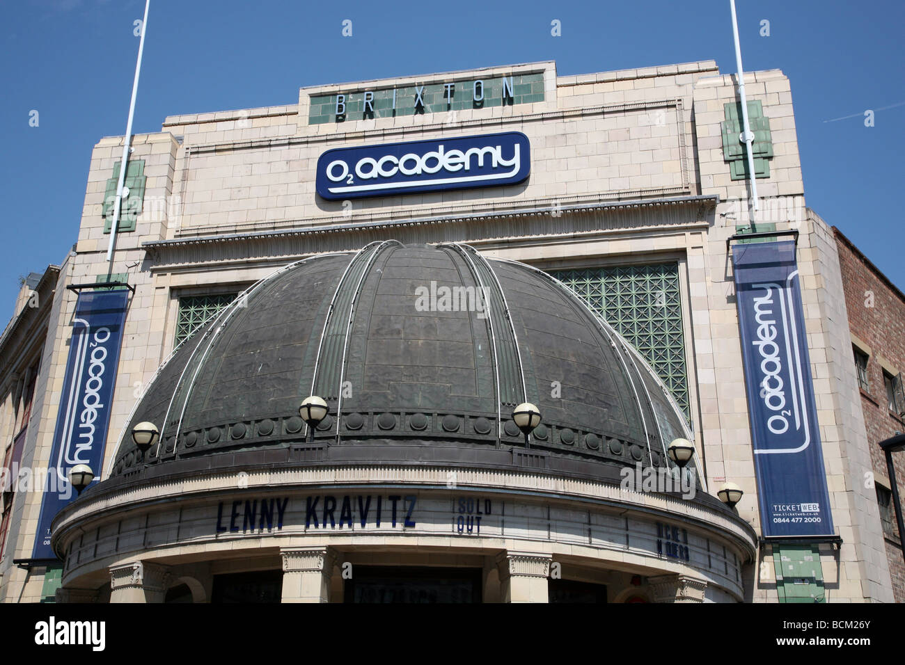 O2 Academy Brixton, lieu de musique, dans le sud de Londres Banque D'Images