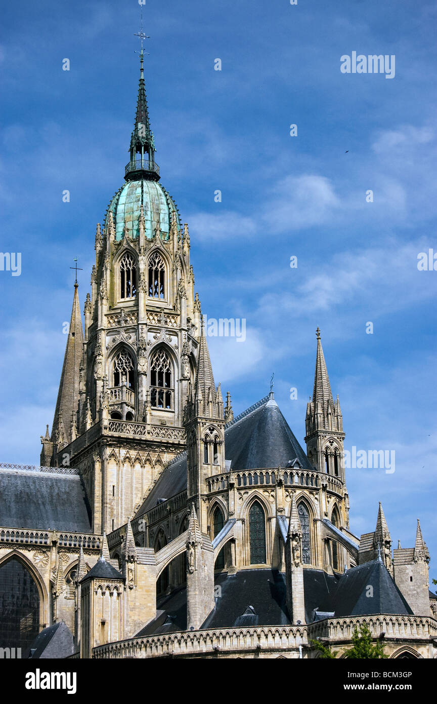 Cathédrale de Bayeux Banque D'Images
