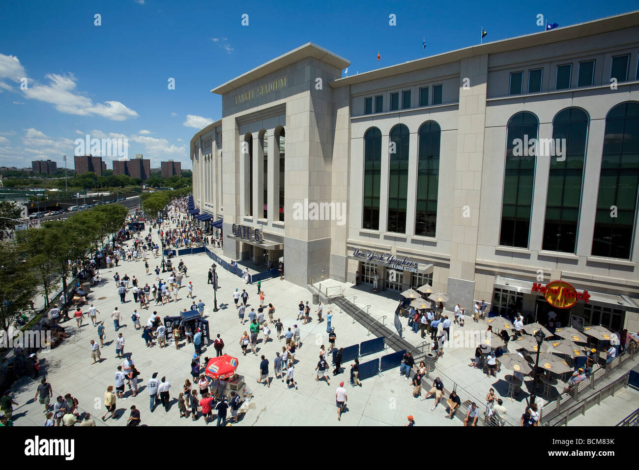 Yankee Stadium (Nouveau), le Bronx, New York City, USA Banque D'Images