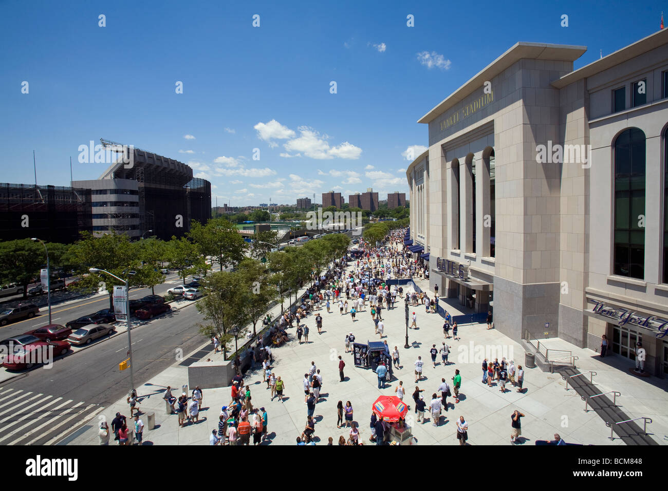 Yankee Stadium (Nouveau), le Bronx, New York City, USA Banque D'Images