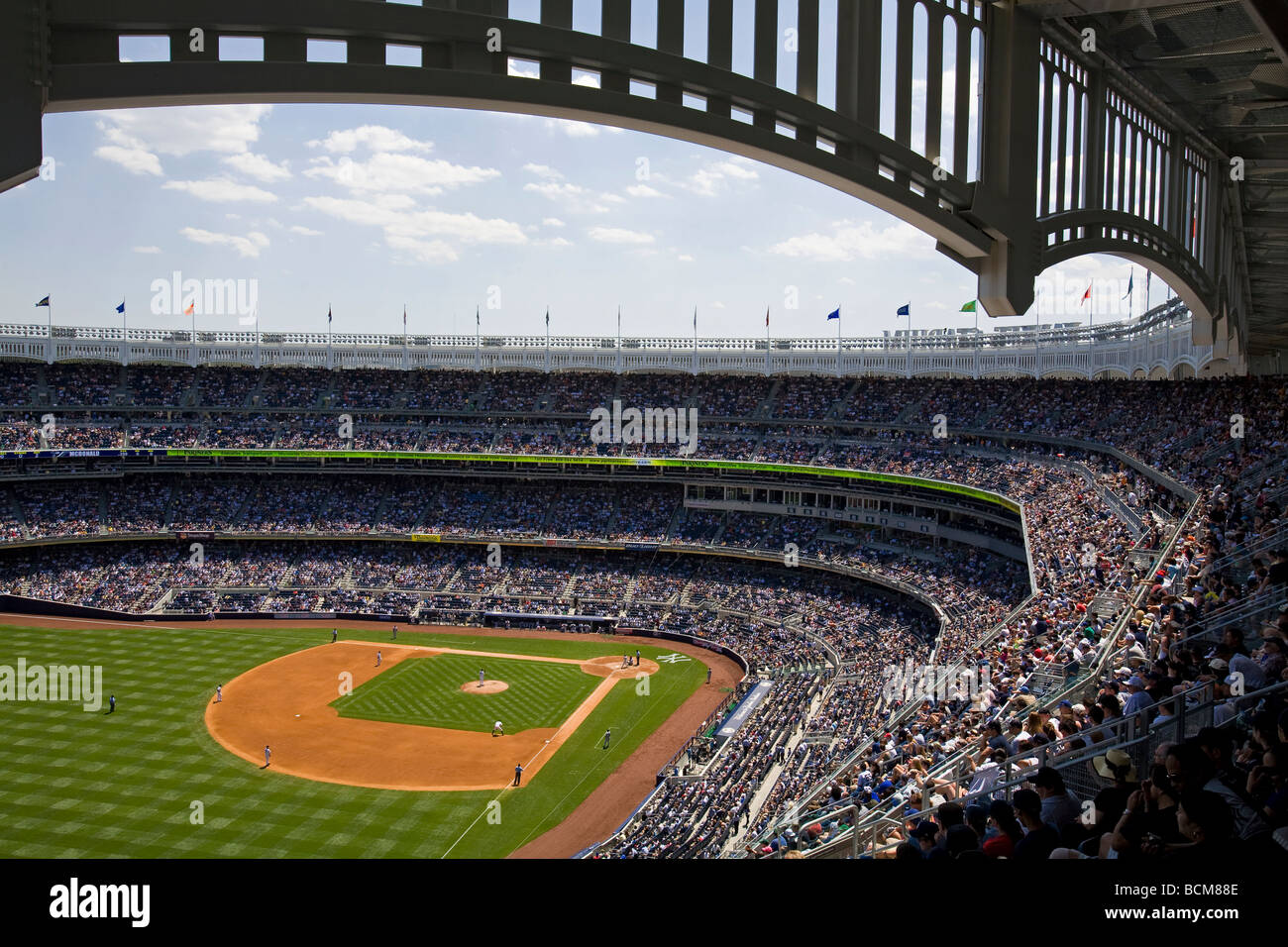 Yankee Stadium (Nouveau), le Bronx, New York City, USA Banque D'Images