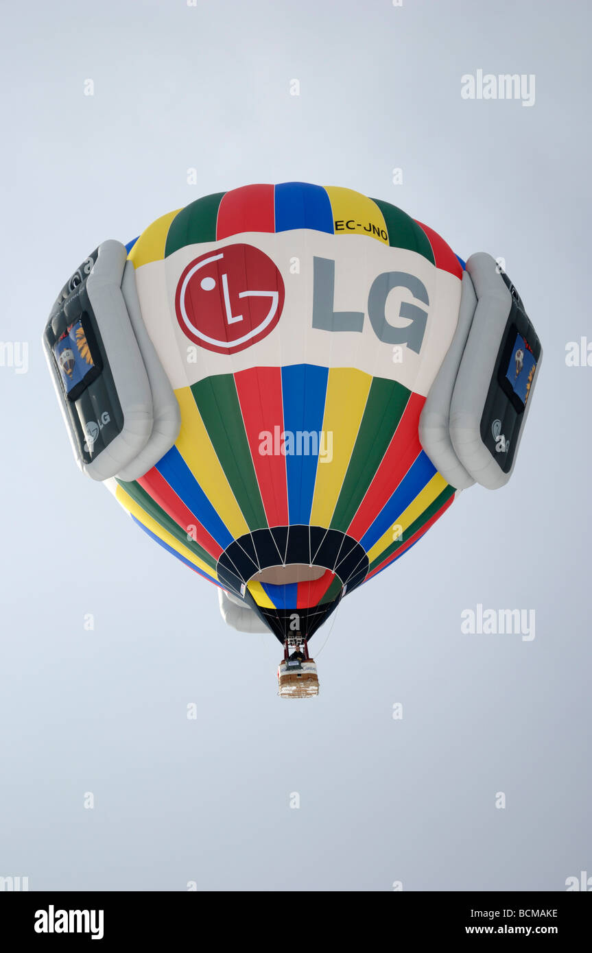 LG 2006 ballons Chateau d oex Hot Air Balloon Festival Suisse Europe Banque D'Images