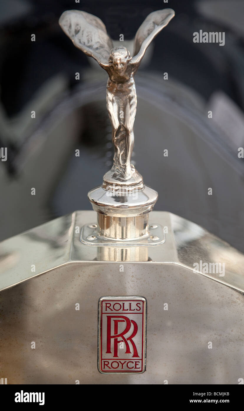 Badge Rolls Royce 1920 s Banque D'Images