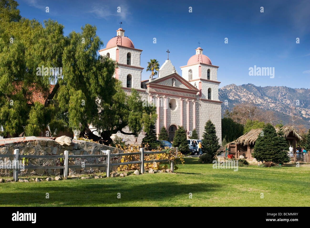 Mission Santa Barbara Banque D'Images