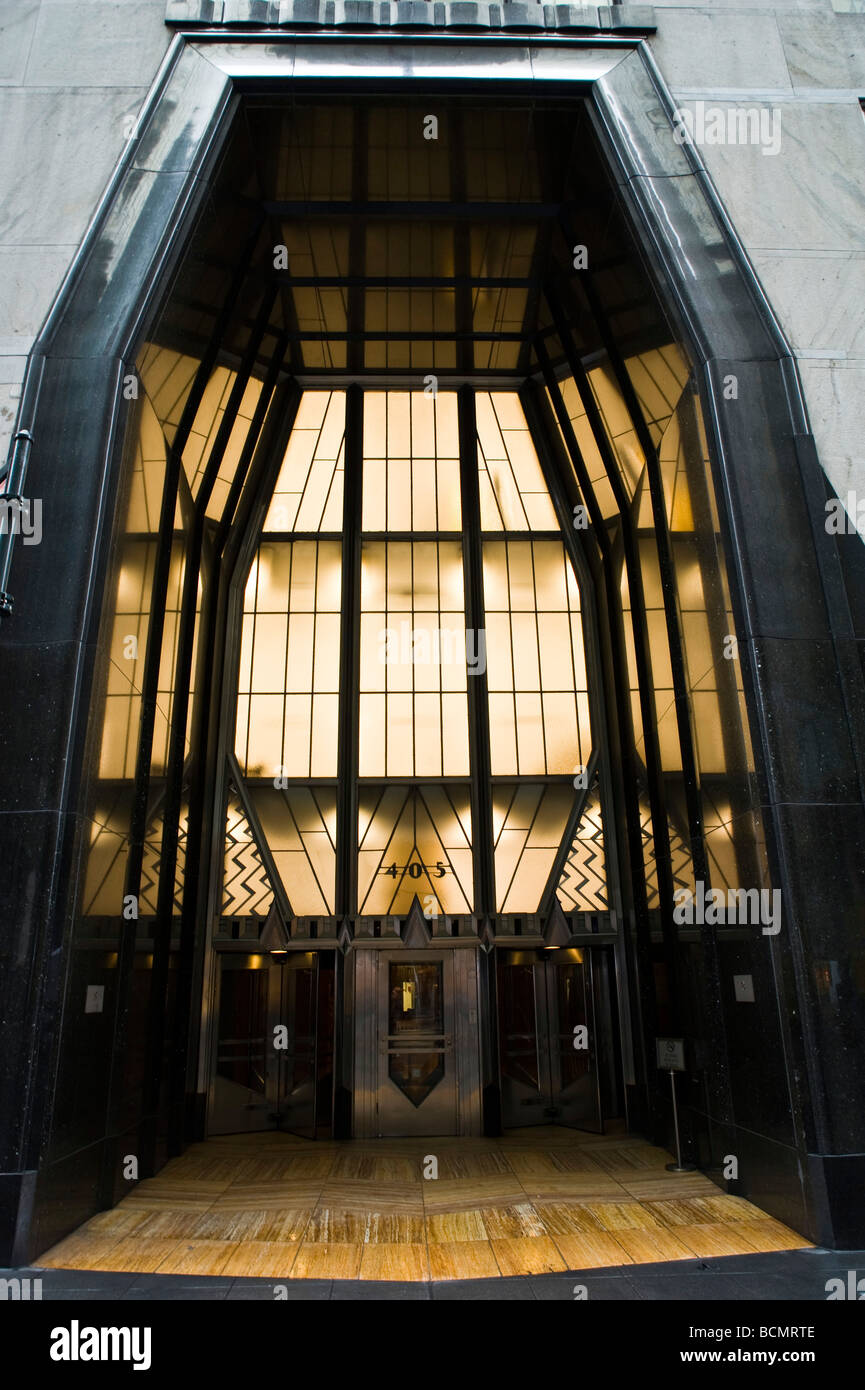 Chrysler building à new york Banque D'Images
