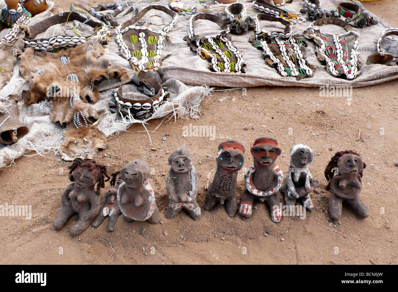 Vallée de l'Omo Ethiopie turmi tribu hamer Banque D'Images