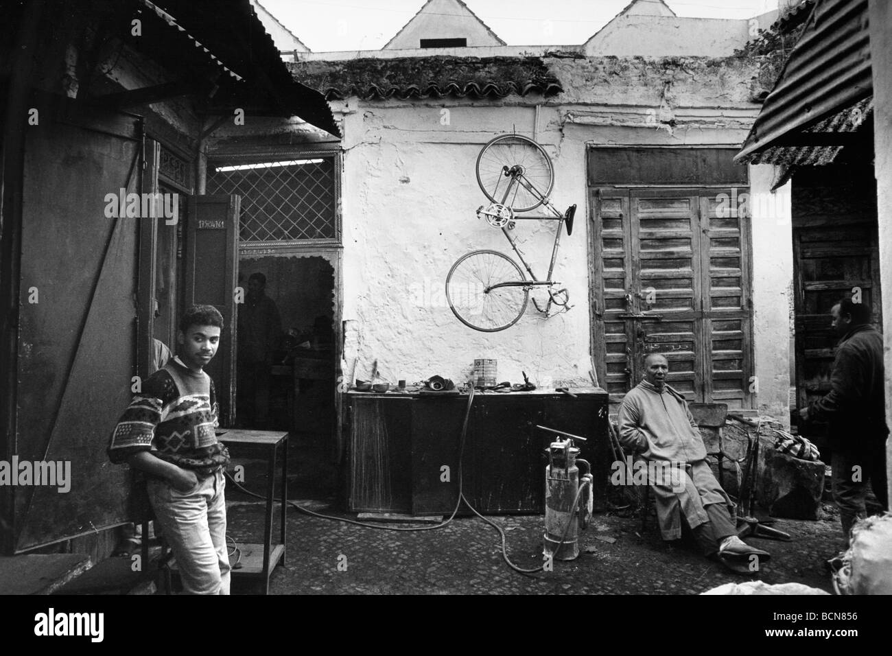 Meknes Banque d'images noir et blanc - Alamy