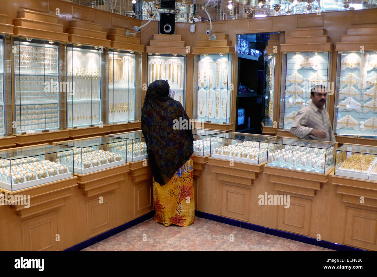 Boutique de bijoux de Oman nizwa Banque D'Images