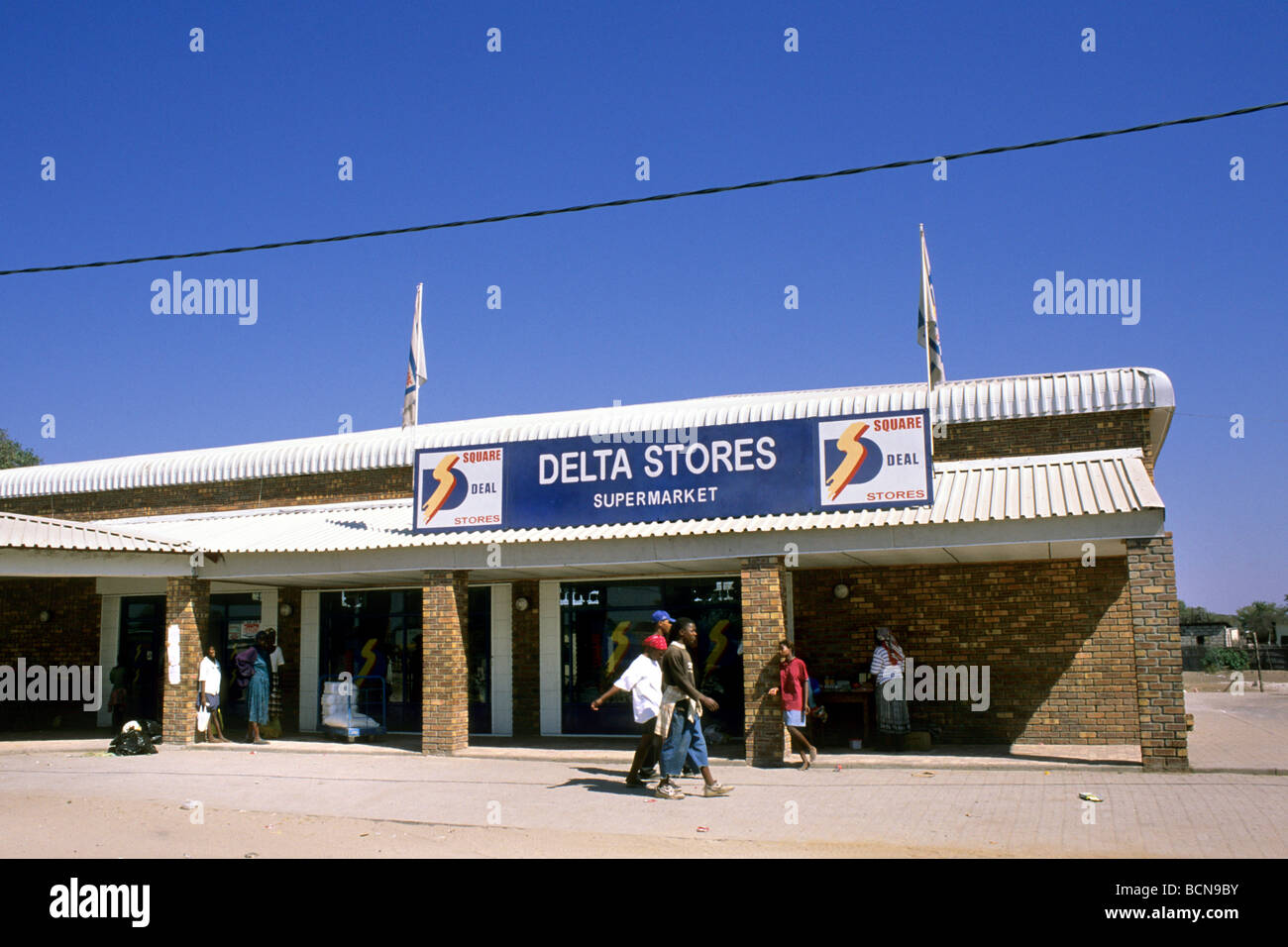 Botswana maun Banque D'Images