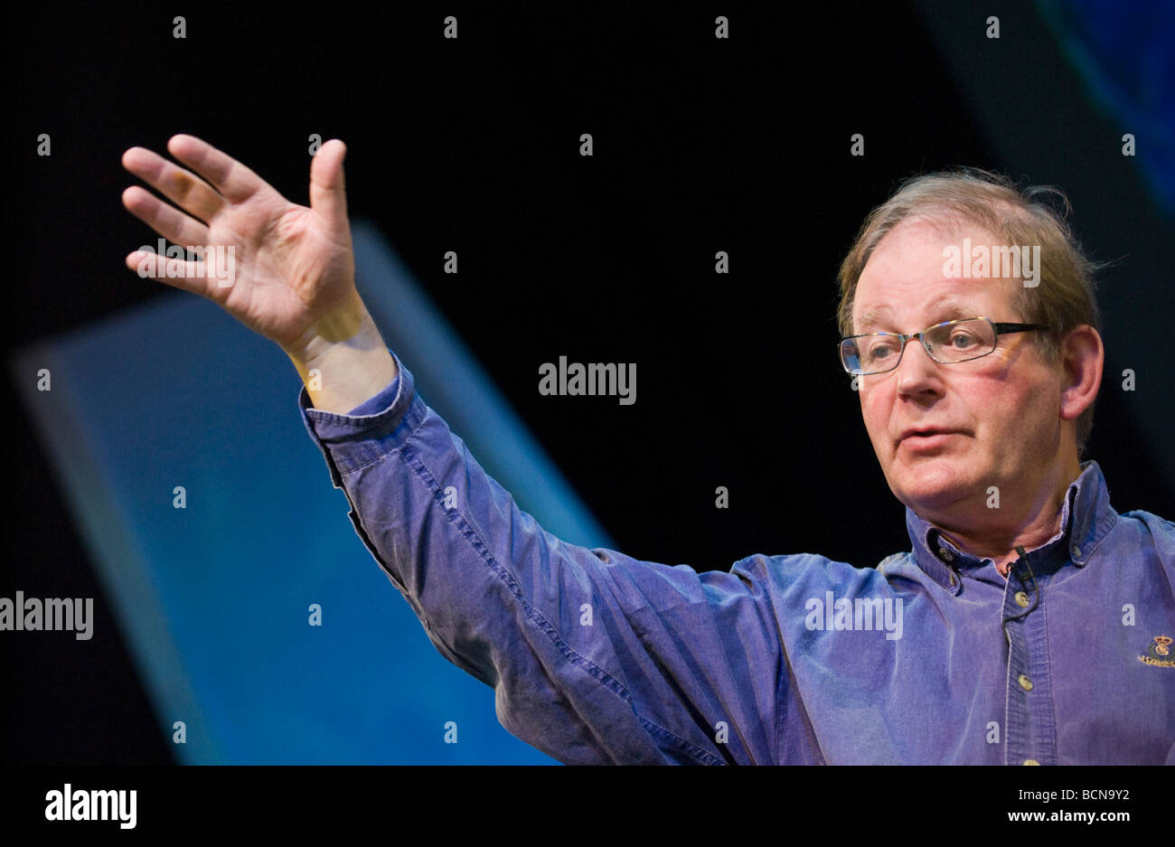 Michael Morpurgo auteur pour enfants primés à Hay Festival 2009 Banque D'Images