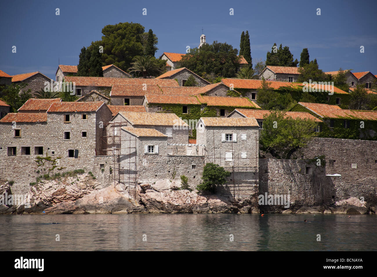 St Stefan, Sveti Stefan, Budva, Monténégro Banque D'Images