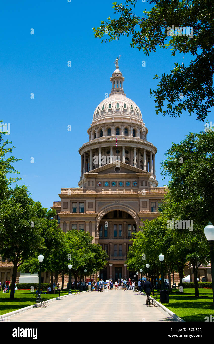 État du Texas Capitol building à Austin Texas USA Banque D'Images