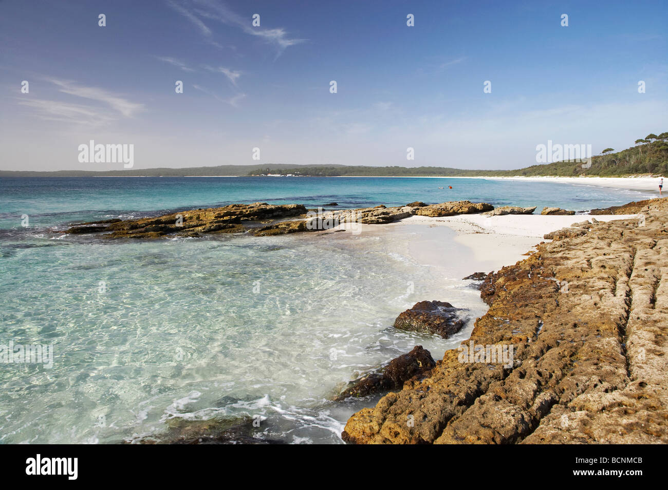 Plage des Roches Hyams Jervis Bay, New South Wales Australie Banque D'Images