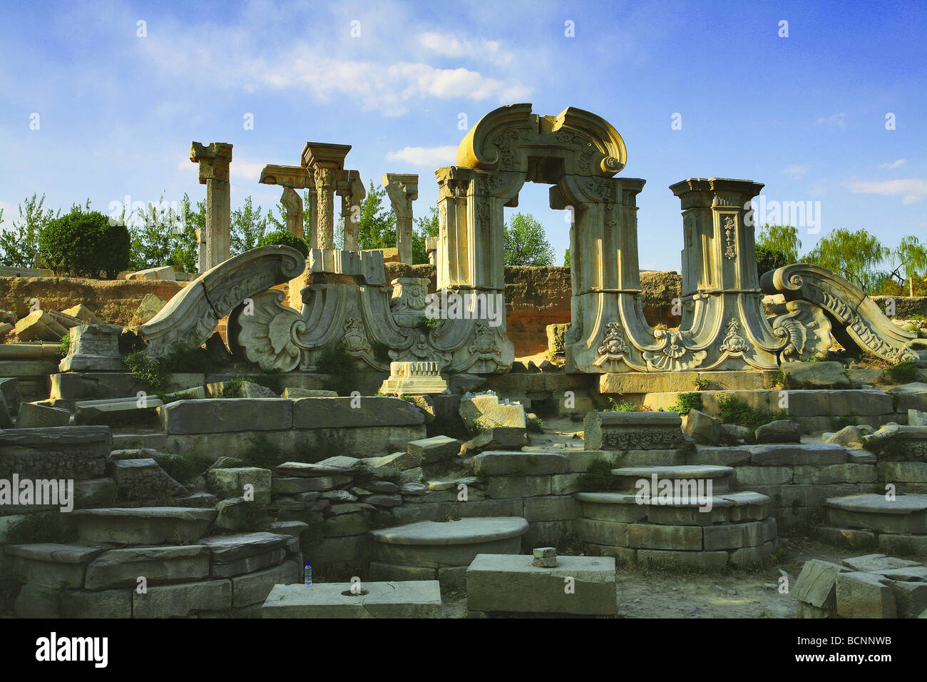 Dashuifa en Yuan Ming Yuan à Beijing, Chine Banque D'Images