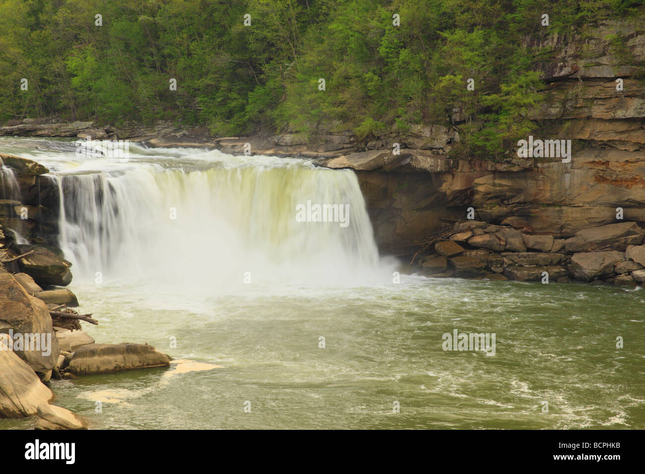 Cumberland Falls Cumberland Falls State Resort Park Corbin Kentucky Banque D'Images