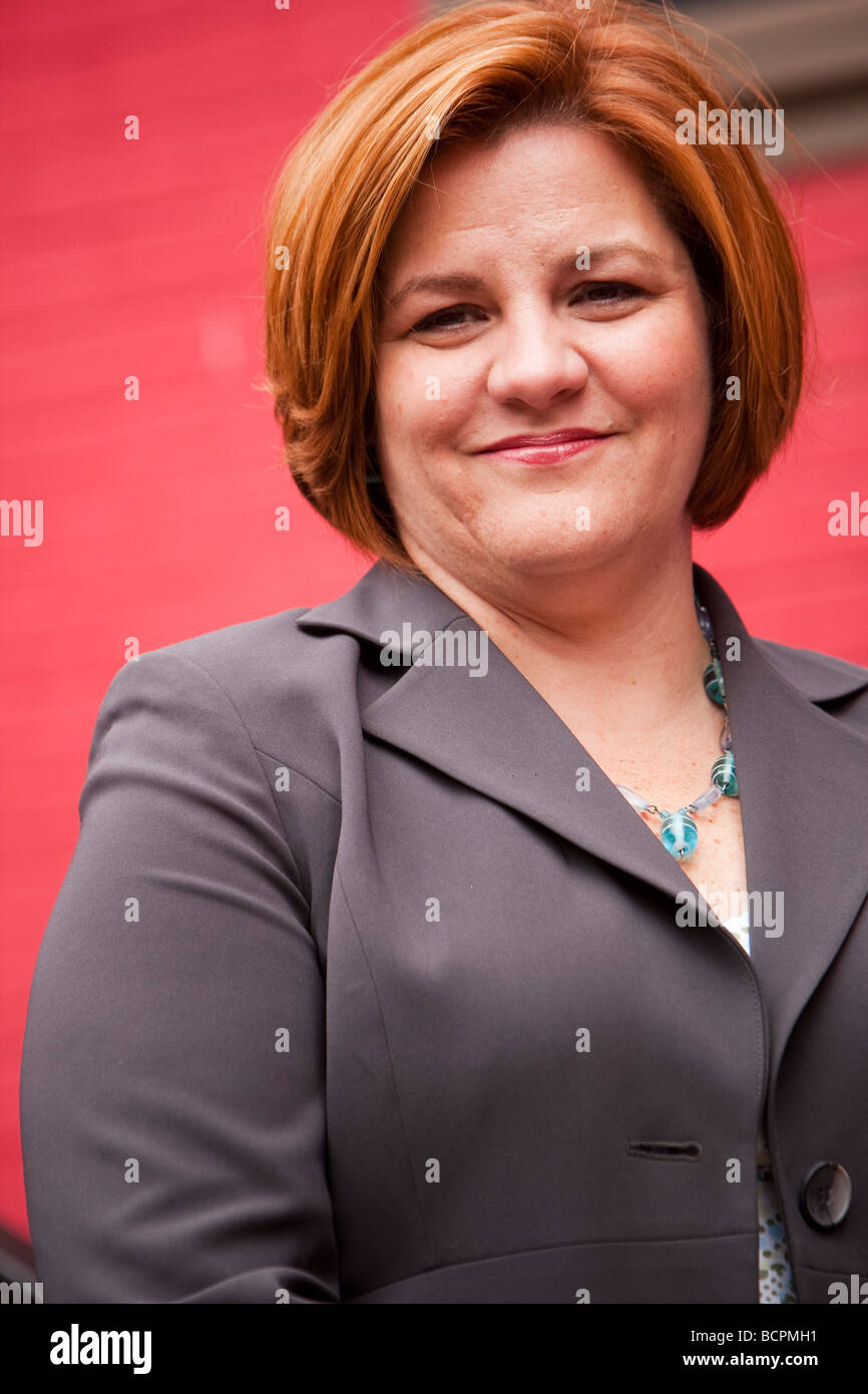 Le président du conseil Christine c quinn new york usa 15 mai 2009 Banque D'Images