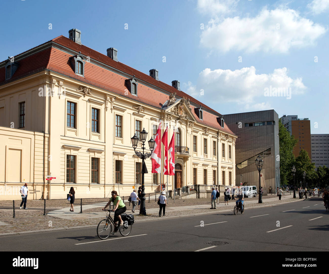 Le Musée Juif de Daniel Libeskind architct Banque D'Images