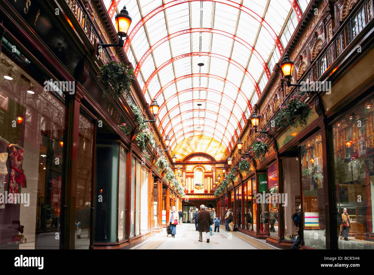 Arcade centrale shopping centre, Newcastle upon Tyne, England, UK. Banque D'Images
