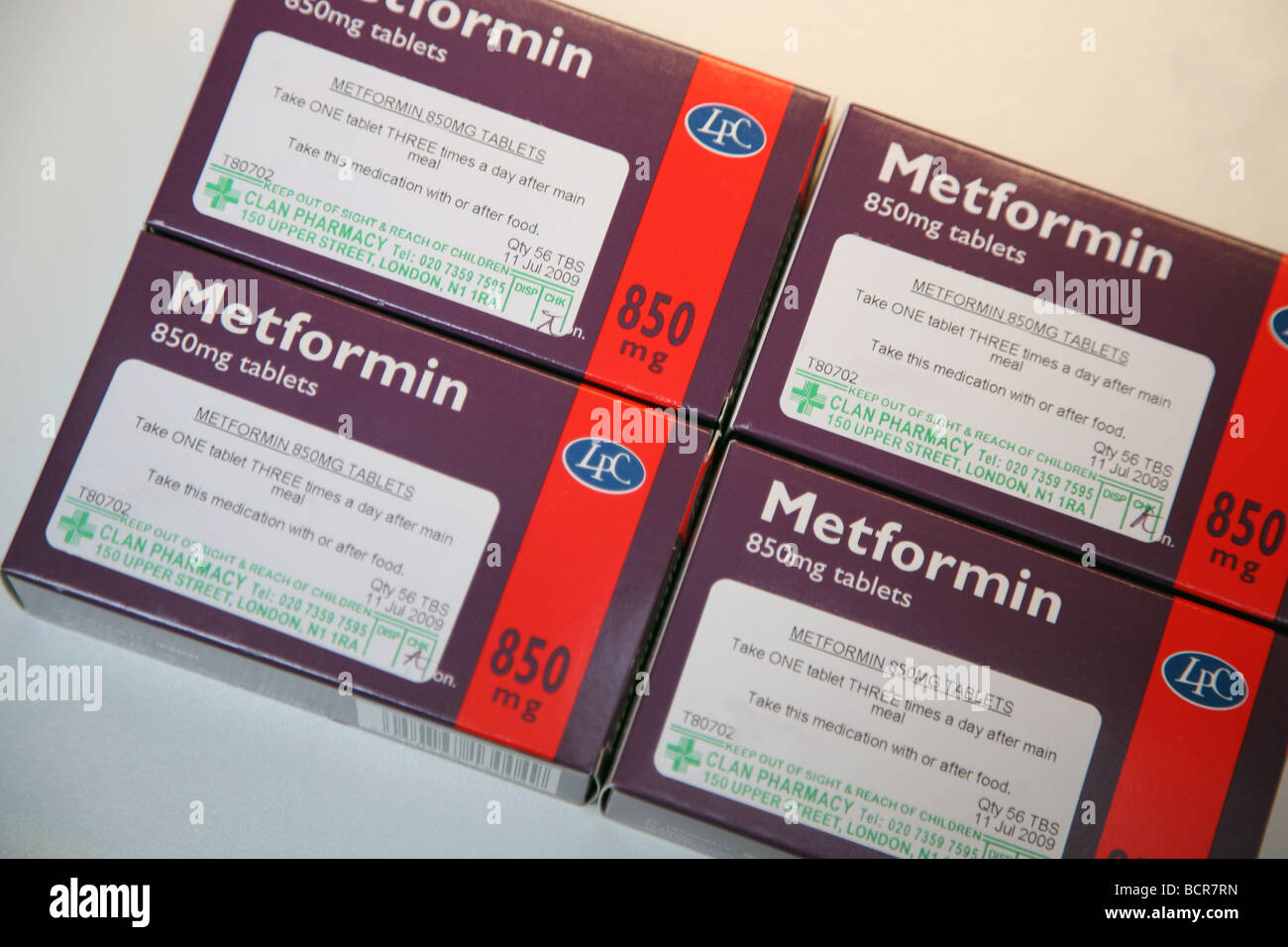 La metformine des médicaments pour contrôler le diabète de type 2 Banque D'Images