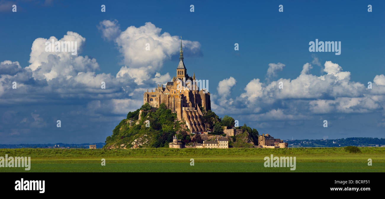 Mont Saint Michel, Normandie, France Banque D'Images