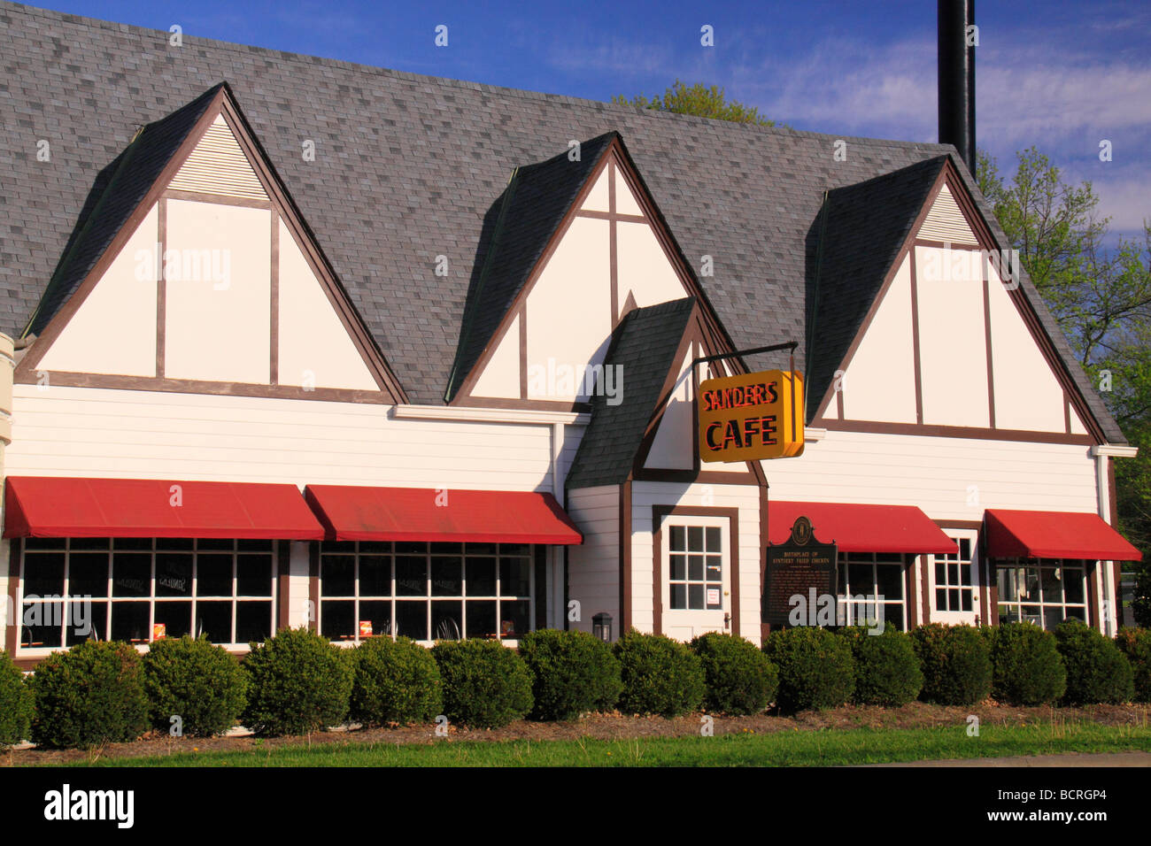 Sanders Cafe et Musée Maison natale de Poulet frit Kentucky Kentucky Corbin Banque D'Images