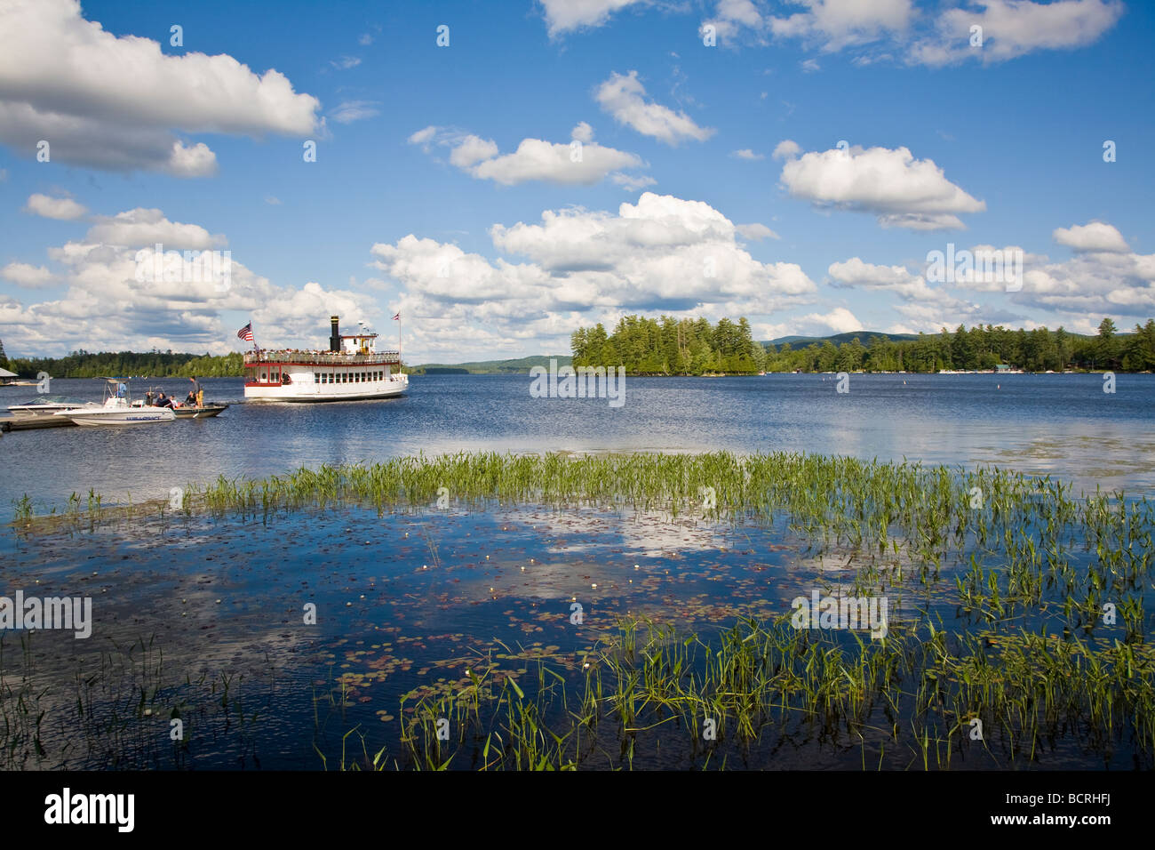 [Raquette Lake dans les montagnes Adirondack de New York Banque D'Images