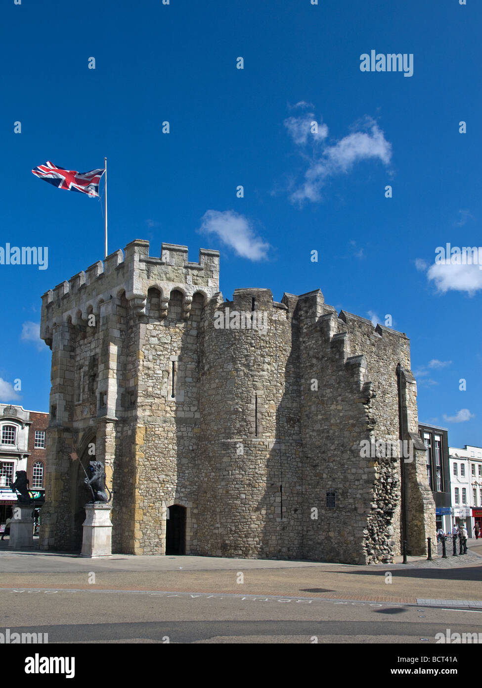 Bargate Southampton fait partie de l'historique des murs de Southampton Hampshire UK Banque D'Images