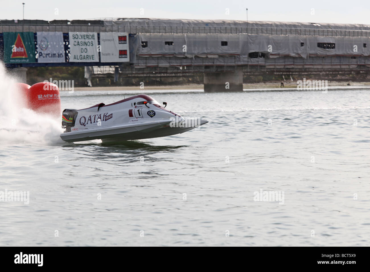 Bateau de Moteur F1 Grand Prix du Portugal Banque D'Images