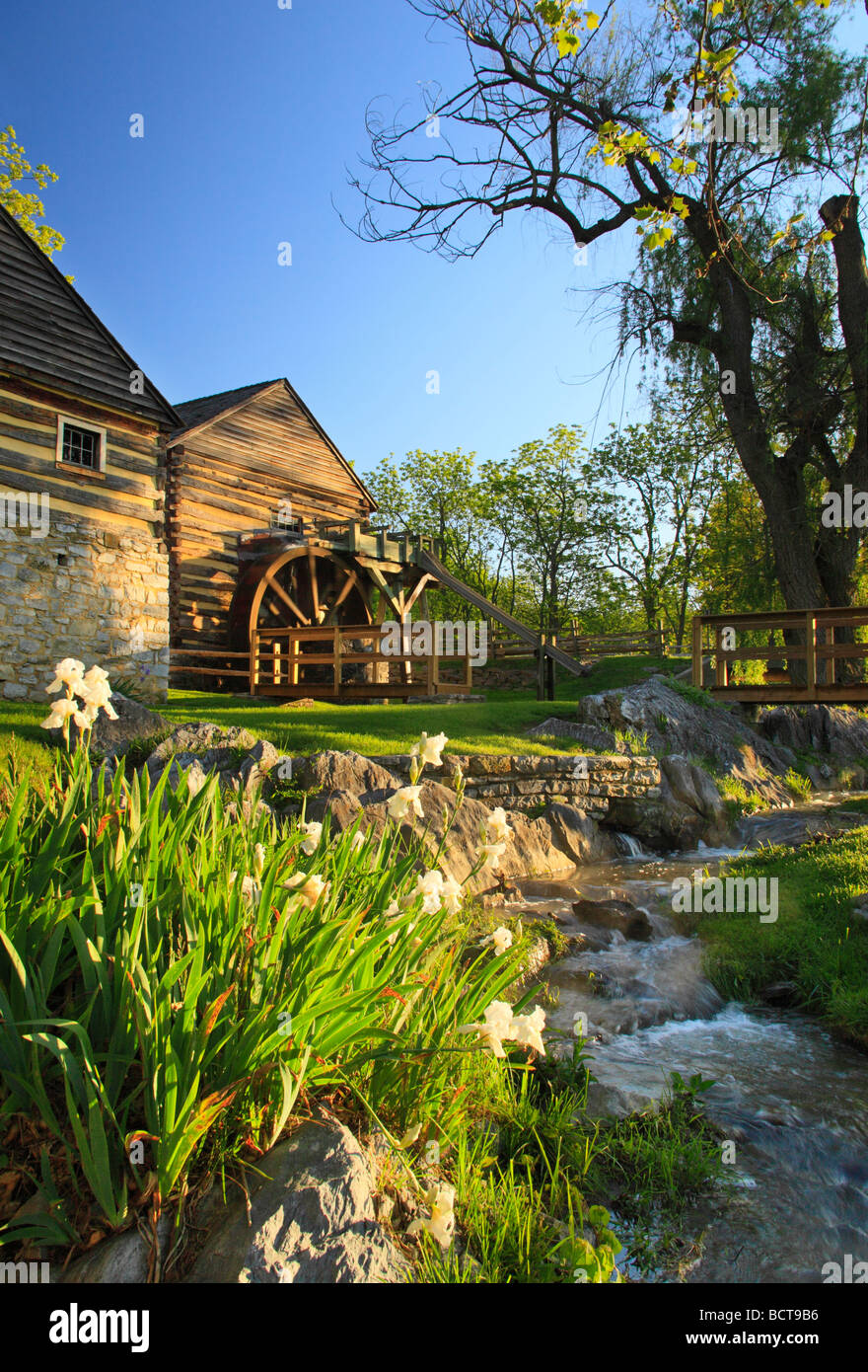 Cyrus McCormick s Mill Tavern Steeles vallée de Shenandoah en Virginie Banque D'Images