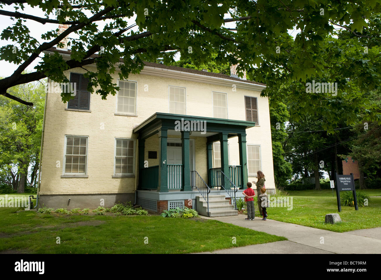 L'Hubbard House Underground Railroad important terminus à Ashtabula en Ohio Banque D'Images