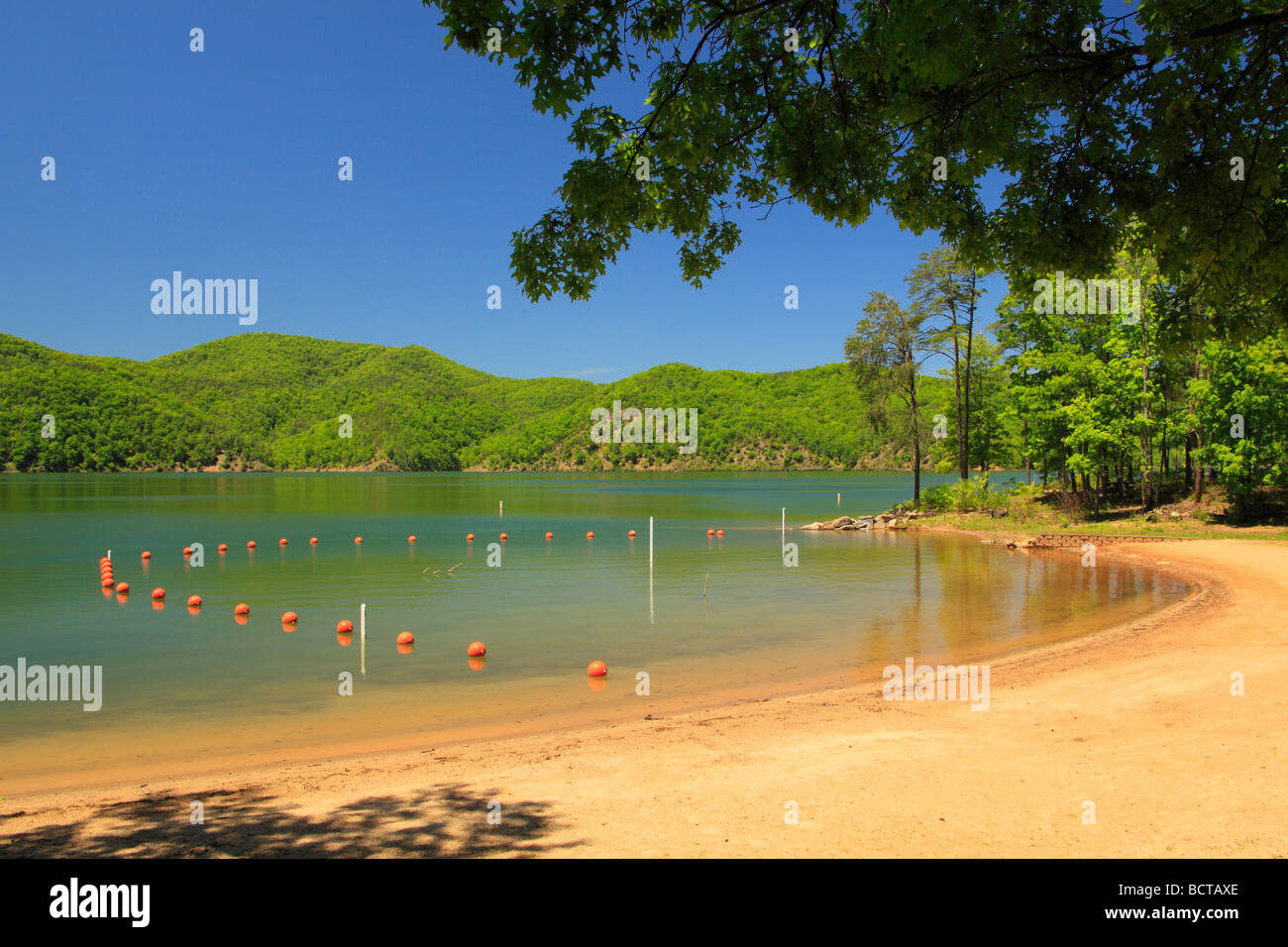 Piscine secteur Lac Moomaw Covington Virginia Banque D'Images