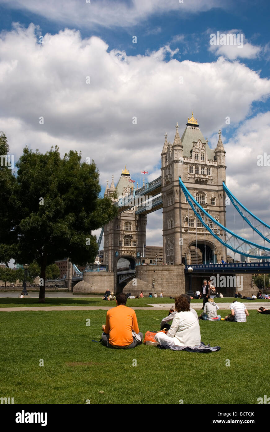 Tower Bridge à Londres, Angleterre Banque D'Images