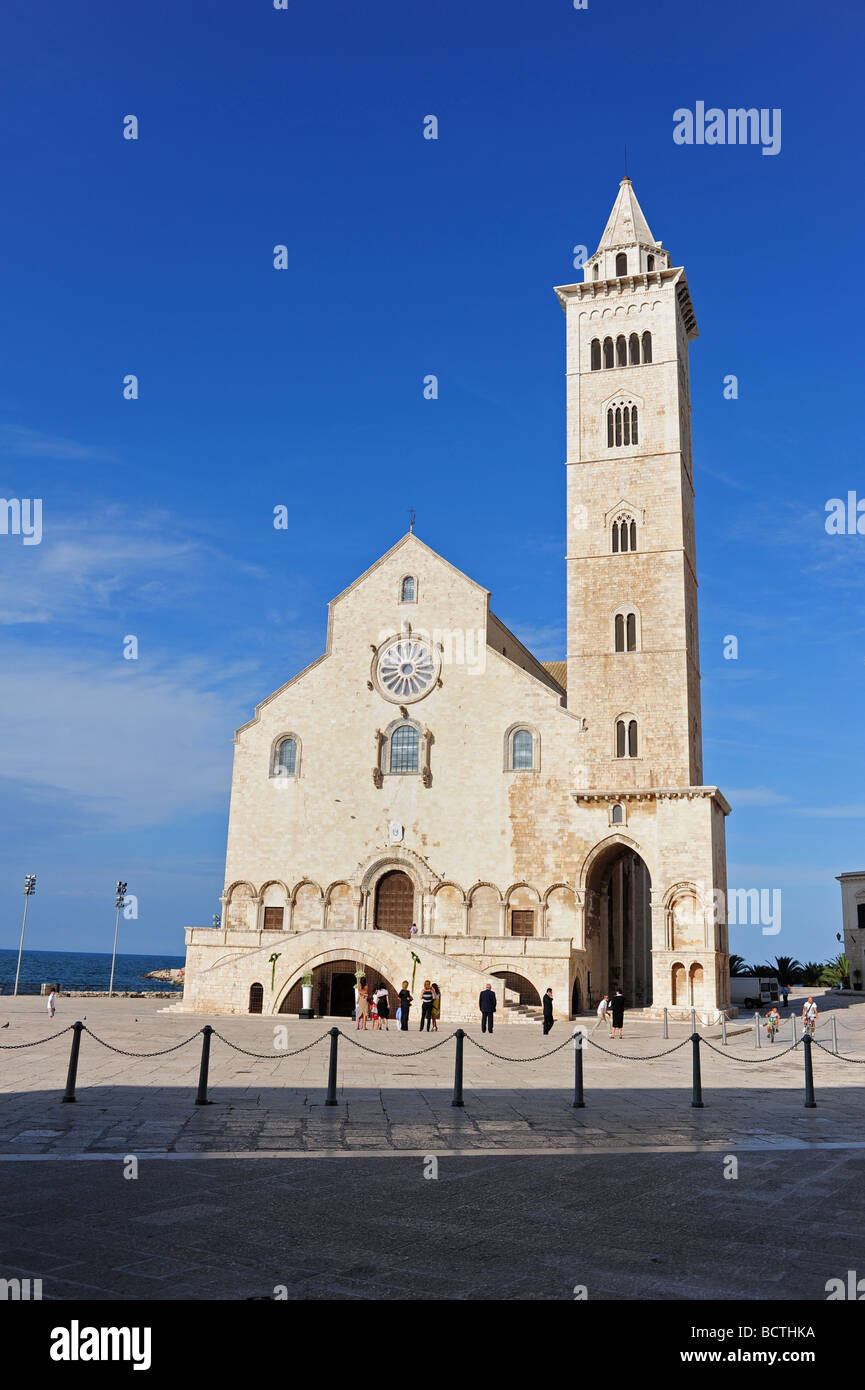 Europe Italie Région des Pouilles Trani Cathédrale San Nicola Pellegrino Banque D'Images