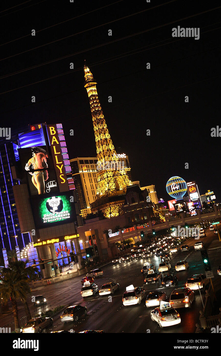Restaurant Tour Eiffel Las Vegas NEVADA USA Banque D'Images