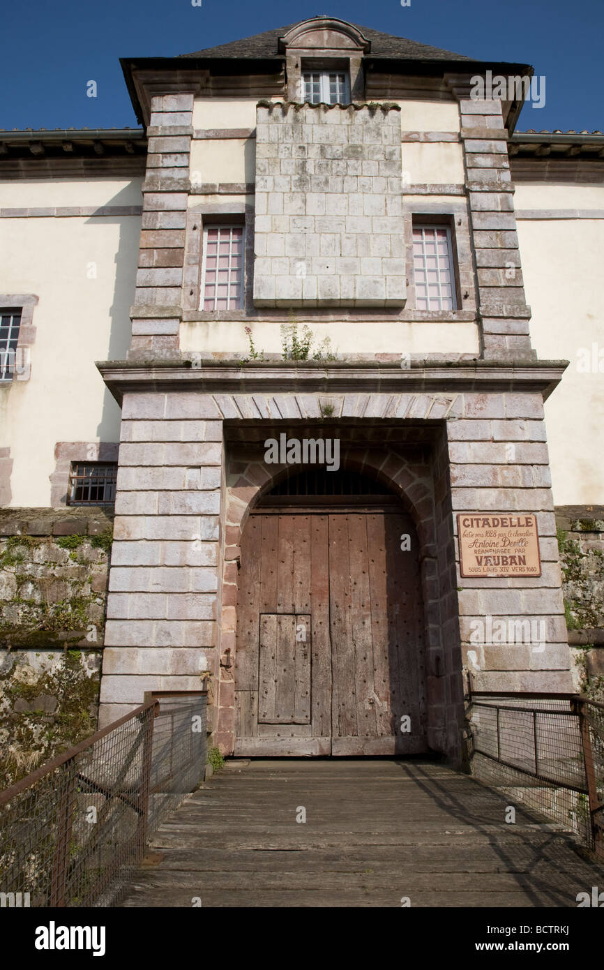 Citadelle de Vauban St Jean Pied de Port Pays Basque Pyrenees Atlantiques Aquitaine France Banque D'Images